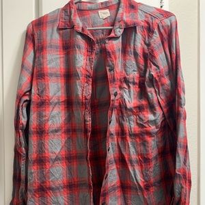 J Crew plaid shirt